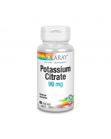 Citrato de Potasio 99mg 60vcaps Solaray