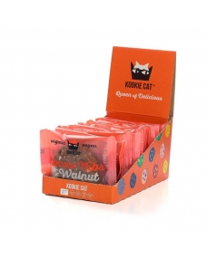 Galleta con nibs de cacao & nueces Bio 12x50g Kookie Cat
