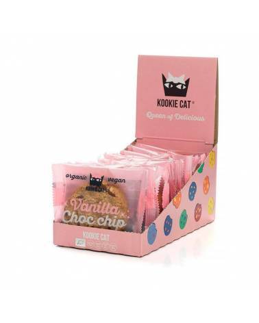 Galleta con vainilla & chocolate Bio 12x50g Kookie Cat