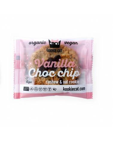 Galleta con vainilla & chocolate Bio 12x50g Kookie Cat