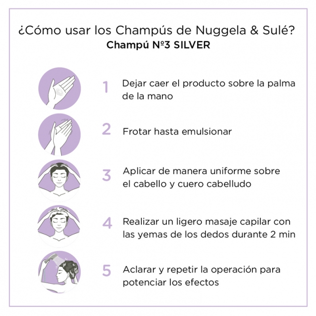 Champu Silver Nº3 250ml Nuggela & Sulé