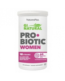 GI Natural Probiotic Women equilibrio íntimo para la mujer 30 capsulas Complemento Alimenticio