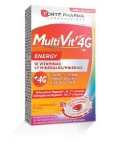 Multivit 4G Energía 12 Vitaminas 7 Minerales 30 comprimidos