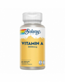 Vitamina A 3000mcg 60 vcaps Solaray