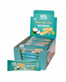 Rellenito de coco bio sin gluten 24x25g Sol Natural