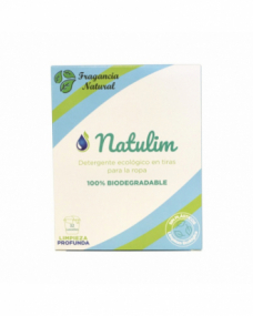 Detergente tiras biodegradable natural 32 lavados Natulim