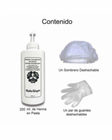 Henna castaño oscuro pasta 200g Radhe Shyam 2