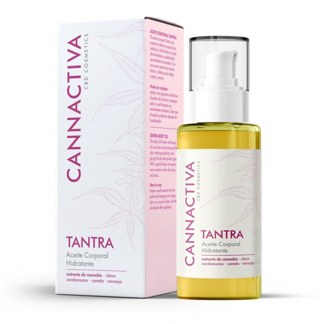 Aceite corporal TANTRA con CBD Bio 100ml...
