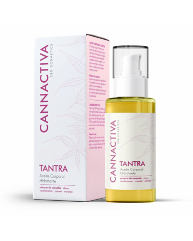 Aceite corporal TANTRA con CBD Bio 100ml Cannactiva