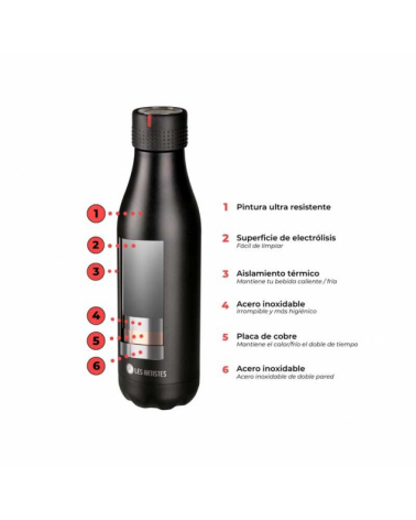 Botella Termo Inox camara 500ml Les Artistes Paris