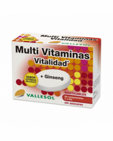 Multivitaminas + Ginseng 24 comprimidos Vallesol