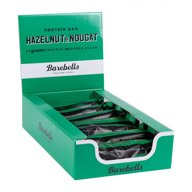 Barrita proteica avellana turron-Hazelnut Nugat...