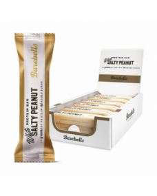 Barrita proteica blanca cacahuetes salados-White salty peanut 12x55g Barebells 2