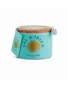 Flor de sal bote ceramica 150g Sal de Ibiza