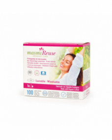 Protegeslips de tela con alas lavable Bio Masmi