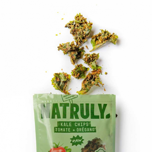 Kale chips tomate y oregano Bio 30g Natruly