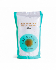 Sal marina fina bolsa 1kg Sal de Ibiza