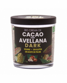 Crema de cacao negro con avellanas bio 200g Sol Natural