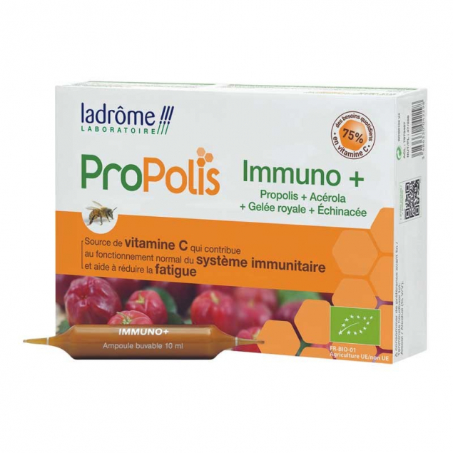 Propolis inmuno plus ampollas 20x10ml bio Ladrome