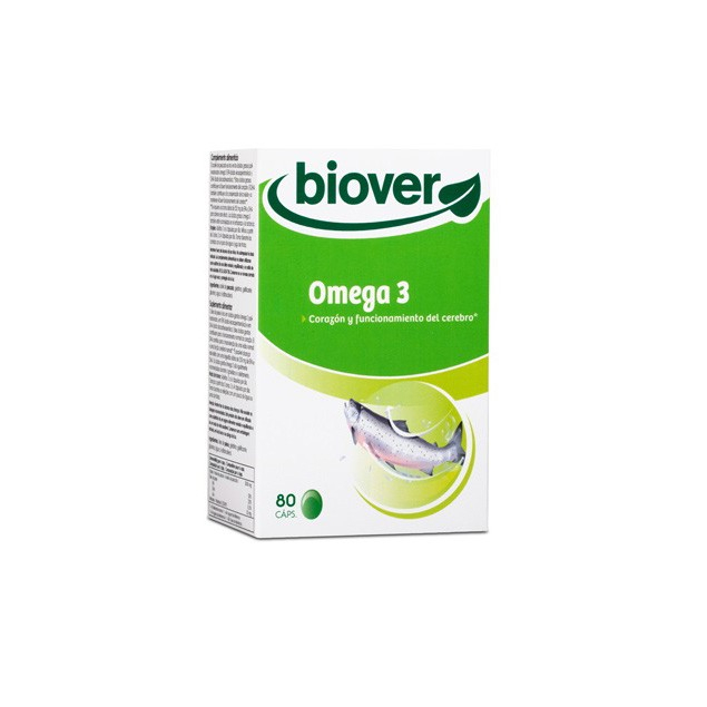 Omega3 aceite de pescado 80 capsulas Biover