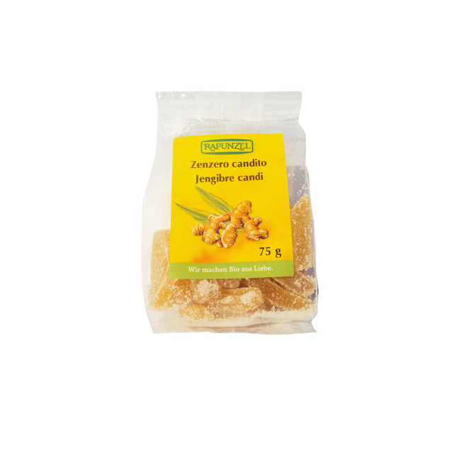 Jengibre candi bio 75g Rapunzel