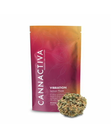 Flor de CBD Premium Vibration-Lemon Haze 2g Cannactiva