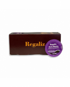 Pastillas de regaliz anis menta 12x10g Leiz