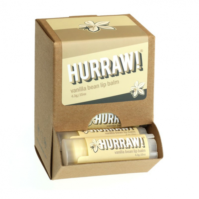 Balsamo labial Clasico Vainilla 4.8g Hurraw!