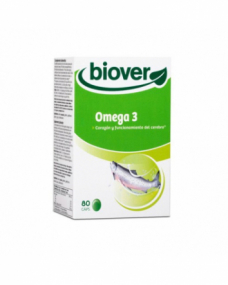 EPA aceite de pescado Omega3 - DHA 80 capsulas Biover
