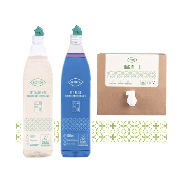 Set Green Envase vacio 1L pet Ecotech
