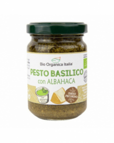 Pesto verde con pecorino y anacardos Bio 130g Organica Italia
