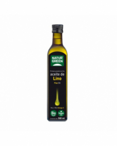 Aceite de lino bio 500ml Naturgreen