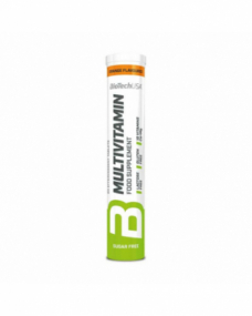 Multivitaminas Naranja 20 comprimidos efervescentes BioTechUSA