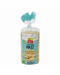 Tortitas de maiz con sal sin gluten bio 120 g La Finestra