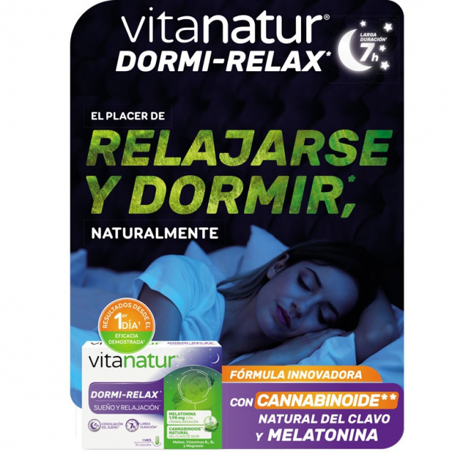 Dormi Relax sueño y relajacion 30 capsulas Vitanatur