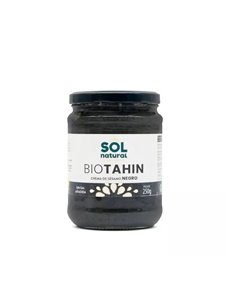 Tahin Negro crema de sesamo negro bio 250g Sol Natural