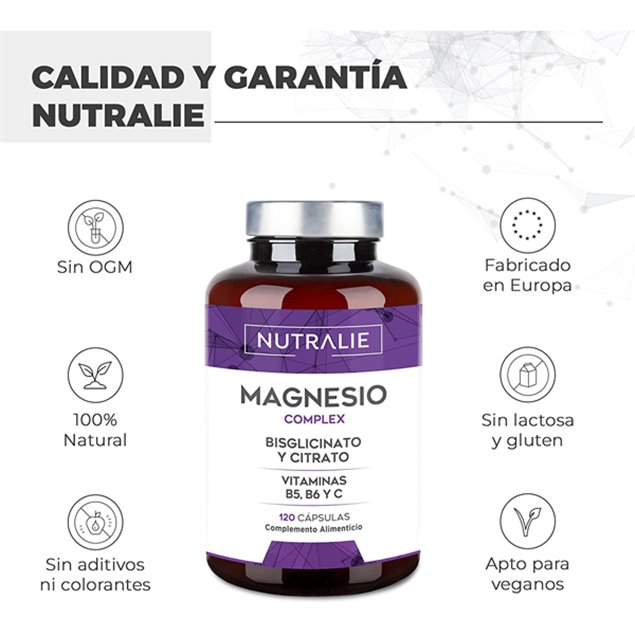 Magnesium Complex (Bisglicinato y Citrato) 120 caps.