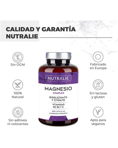 Magnesium Complex (Bisglicinato y Citrato) 120 caps.