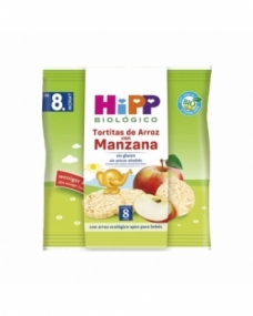 Tortitas de arroz con Manzana Bio 30g Hipp