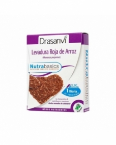 Levadura roja arroz 2.9mg Monacolina 30 capsulas Drasanvi