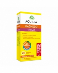 Magnesio+Potasio efervescente 28 comprimidos Aquilea