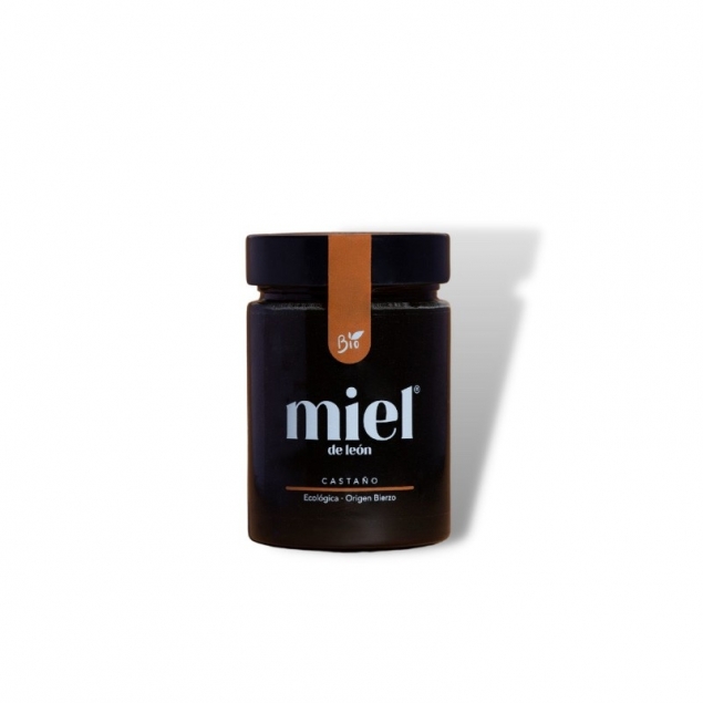 Miel de castaño Bio 450g Miel de Leon