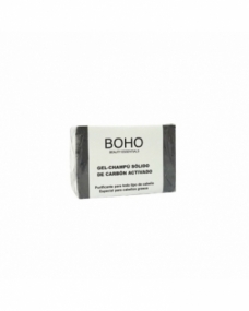 Gel-Champu solido de carbon activado 55g BOHO