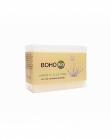 Jabon Aloe vera con miel y manteca de karite Bio 100g BOHO
