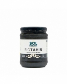 Tahin Negro crema de sesamo negro bio 250g Sol Natural