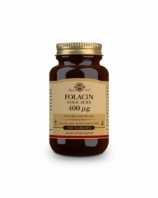 Folacin acido folico 400mcg 100 comprimidos Solgar