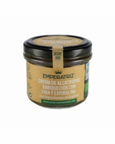 Pate-Crema de Alcachofas con chia y espirulina Bio 110g Emperatriz