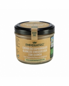 Pate-Crema de esparragos blancos con quinoa Bio 110g Emperatriz