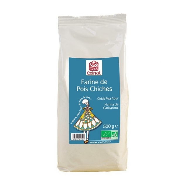 Harina de garbanzos bio 500g Celnat
