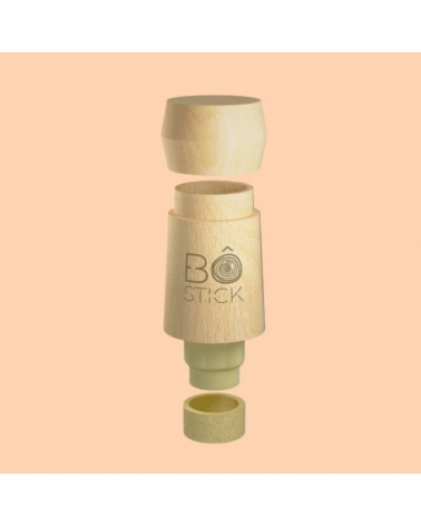 Desodorante de Leche de Almendras recargable - aplicador de madera con recambio 45g Bo Stick